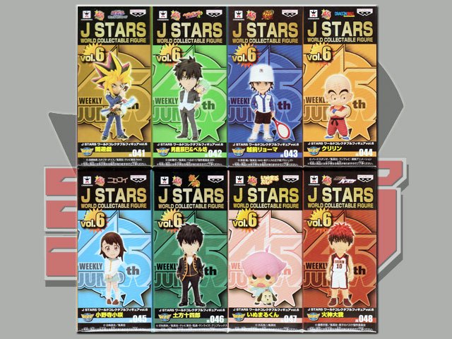 週刊少年ジャンプ創刊45周年記念バンダイワールドコレクタブルフィギュアJ STARSシリーズ6コンプリート - BANDIT- Selected  Toys