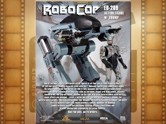 ロボコップROBOCOP NECA7インチシリーズ ED-209 10インチ アクションフィギュア with サウンド - BANDIT