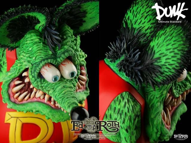 ラットフィンクRAT FINK ソフビ製塗装済完成品 (8Ball Edition)DUNK ...