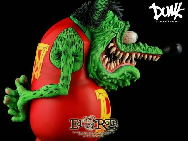 ラットフィンクRAT FINK ソフビ製塗装済完成品 (8Ball Edition)DUNK ...