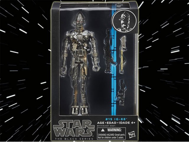 スターウォーズSTAR WARS アクションフィギュアBLACK6インチ#15 IG-88