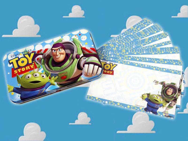 トイストーリーTOY STORY 缶入りメモ/バズ&リトルグリーンメン トイストーリーTOY STORY 缶入りメモ/バズ&リトルグリーンメン