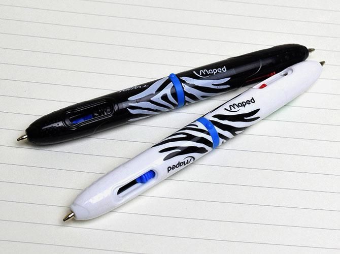 Maped マペッド ツインチップ 4色ボールペン ゼブラ おしゃれで 珍しい文房具 海外 輸入文具 通販 フライハイト ステーショナリー Maped マペッド ツインチップ 4色ボールペン ゼブラ おしゃれで 珍しい文房具 海外 輸入文具 通販 フライハイト ステーショナリー