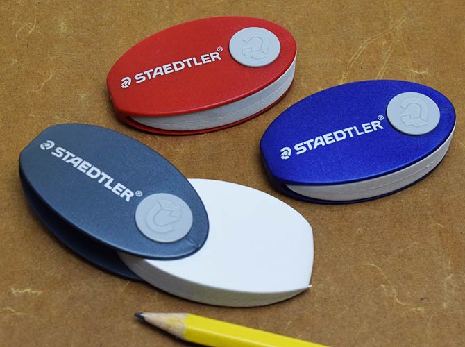 STAEDTLER ステッドラー カプセル イレーサー ( ケース付き 消しゴム ) - おしゃれで 珍しい文房具 海外 輸入文具 通販 フライハイト  ステーショナリー