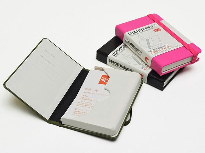 Leuchtturm ロイヒトトゥルム ビジネスカードケース おしゃれで 珍しい文房具 海外 輸入文具 通販 フライハイト ステーショナリー