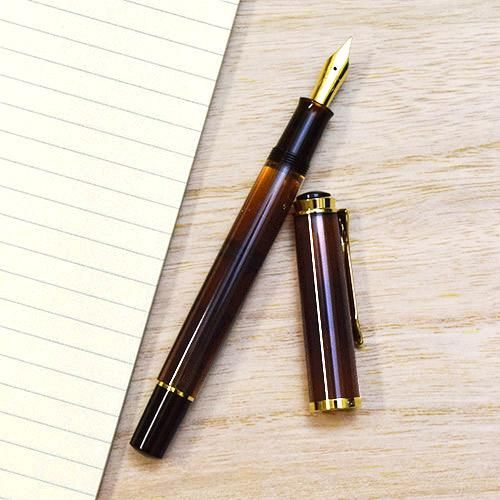 Pelikan ペリカン 万年筆 クラシック M200 スモーキークォーツ F