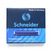 Schneider シュナイダー インクカートリッジ（6本入り） ブルー  6603