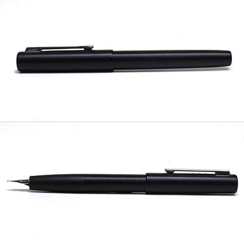 LAMY aion ラミー アイオン 万年筆 ブラック F L77BK-F - おしゃれで