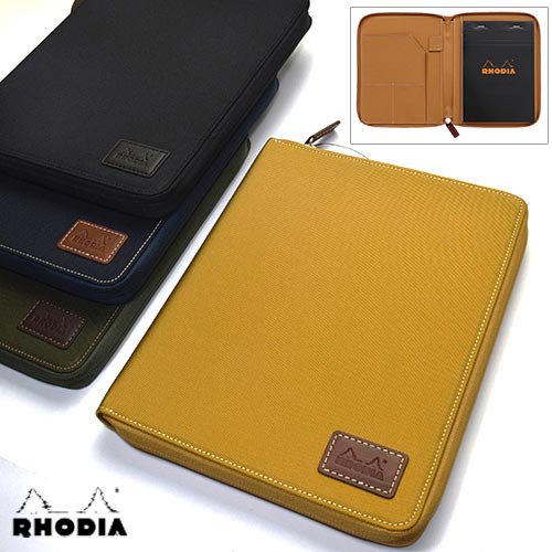 RHODIA ロディア ラウンドジップケース (ブロックメモ No.16 1冊付き