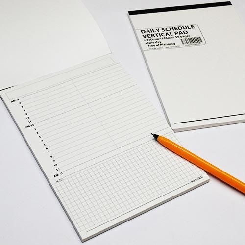 Infieight インフィエイト A5 デイリースケジュールパット おしゃれで 珍しい文房具 海外 輸入文具 通販 フライハイト ステーショナリー Infieight インフィエイト A5 デイリースケジュールパット おしゃれで 珍しい文房具 海外 輸入文具 通販 フライハイト ステーショナリー