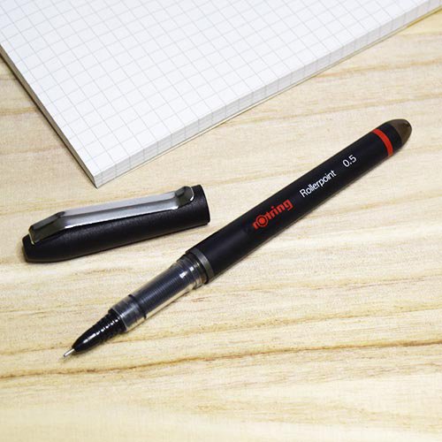 rotring ロットリング ローラーポイント ブラック 0.5mm 2146103 - おしゃれで 珍しい文房具 海外 輸入文具 通販 フライハイト  ステーショナリー