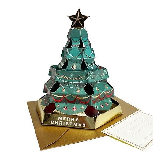 クリスマス 絵画 ボタニカルアート ツリー テクスチャーアート