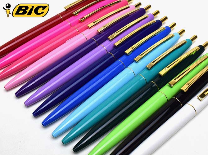 BiC ビック クリックゴールド ボールペン - おしゃれで 珍しい文房具