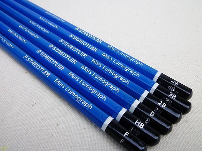 STAEDTLER マルス ルモグラフ 製図用高級鉛筆 12硬度セット - 文房具