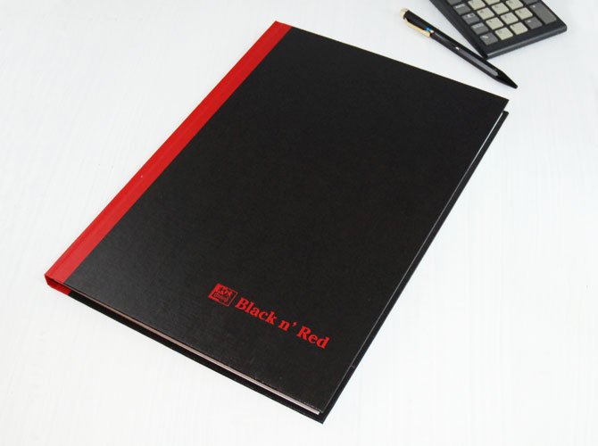 Black N Red ａ４ハードカバーノート おしゃれで 珍しい文房具 海外 輸入文具 通販 フライハイト ステーショナリー