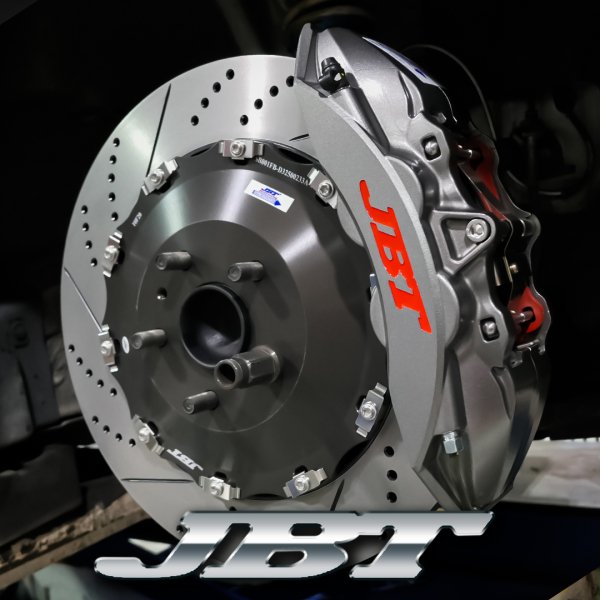 JBTブレーキキャリパー4POT（SP4P）+3ピース355mmスリットローター＋ブラケット＋パッド＋ブレーキホース：リアフルセット：全12色 |  JBTコンプリートブレーキキット - RK-ONLINE