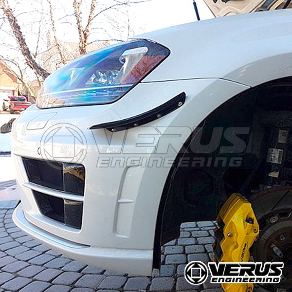 VERUS ENGINEERING(ヴェルスエンジニアリング)：A0129A：VW GOLF R(MK7)：カーボンダイブプレーンキット（カナード）