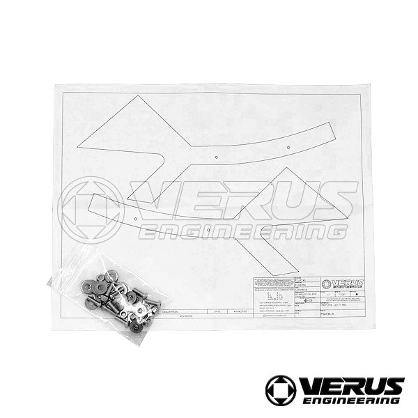 VERUS ENGINEERING(ヴェルスエンジニアリング)：A0139A：SUBARU BRZ(ZC6後期専用) ダイブプレーン ドライカーボン製 カナードセット | ハンドリングを最適化するダイブプレーン（カナード） - RK-ONLINE