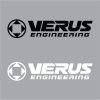 VERUS ENGINEERING（ヴェルスエンジニアリング）：Sサイズステッカー：18cmx4cm：ブラックorホワイト
