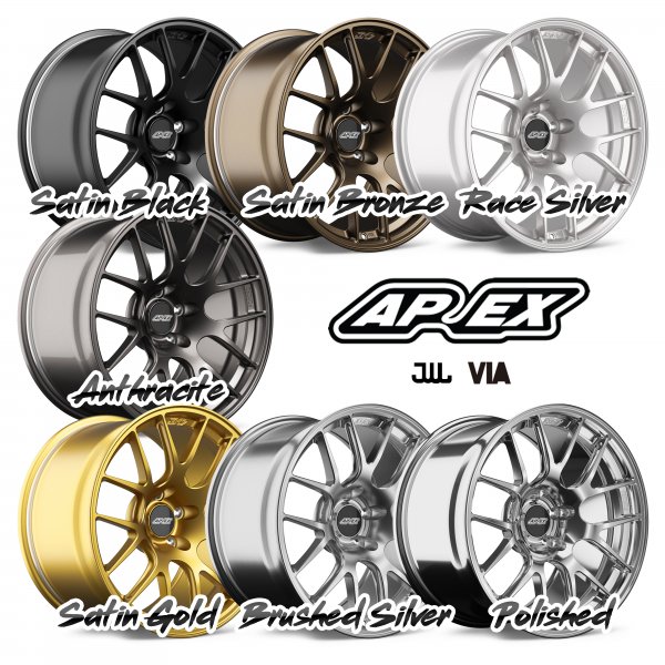 APEX EC-7R Forged TOYOTA 86/SUBARU BRZ 18inchx9.5J +40 5x100 56.1