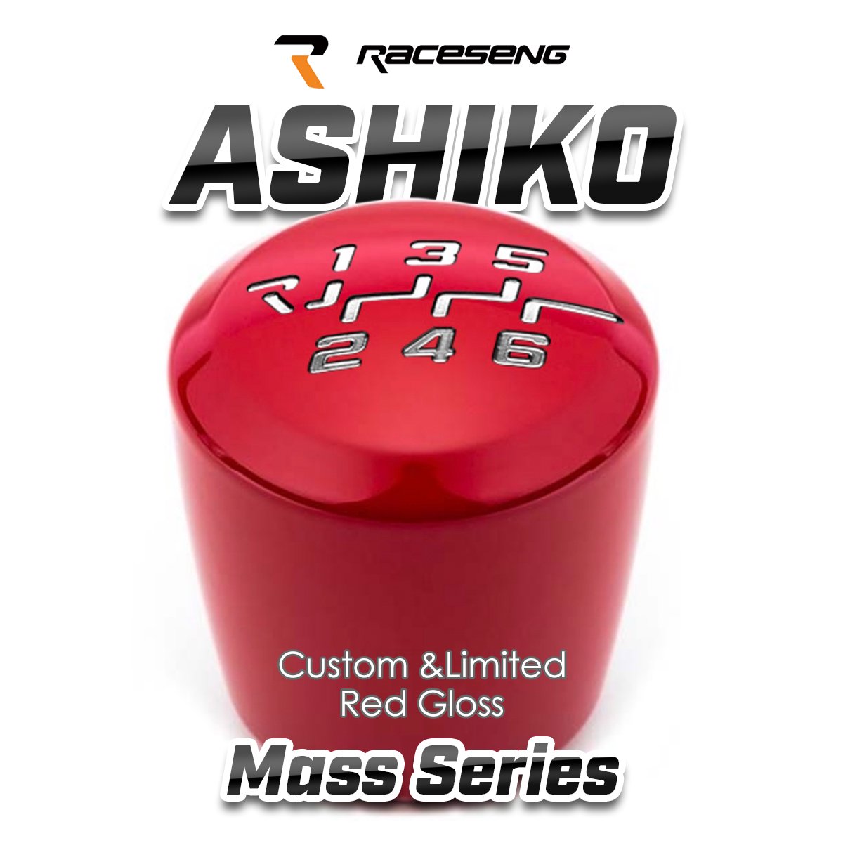 RACESENG レースセングシフトノブ MASSシリーズ ASHIKO アシコ 