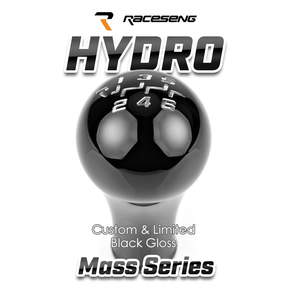 RACESENG レースセングシフトノブ Hydro ハイドロ（ステンレス