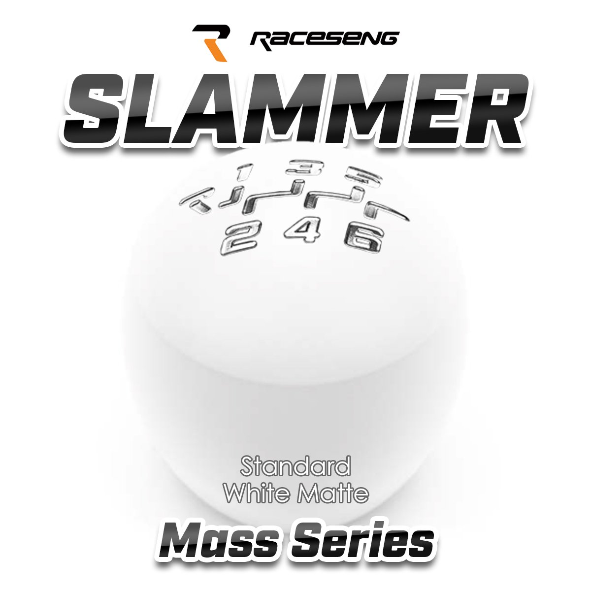 RACESENG レースセングシフトノブ MASSシリーズ SLAMMER スラマー スタンダードカラー