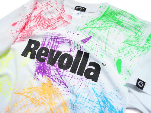 ネオンカラー ハンドペイント ドライTシャツ size:S～XXXXL - REVOLLA