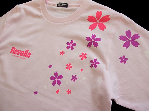 桜Tシャツ（ベビーピンク） （MENS） size:S～XXL - REVOLLA Online 