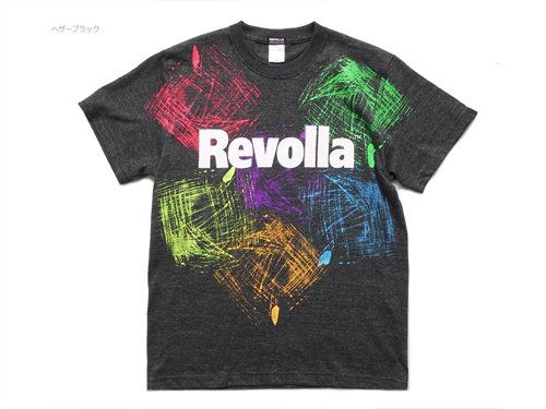 Revolla ネオンカラー ペイントTシャツ size:【S/M/L/XL/XXL/XXXL】 - REVOLLA