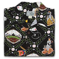 阪神タイガース アロハシャツ[黒] 大人用 - Ritomo Baseball Shop