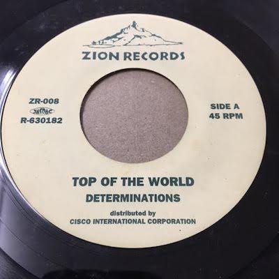 DETERMINATIONS / TOP OF THE WORLD 7インチ-