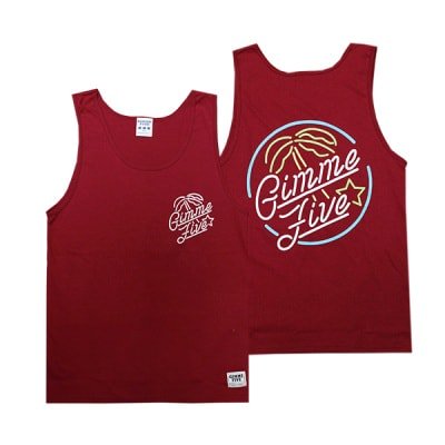 GIMME FIVE / ギミファイブ NEON LOGO TANK TOP - 大阪 / ギミファイブ