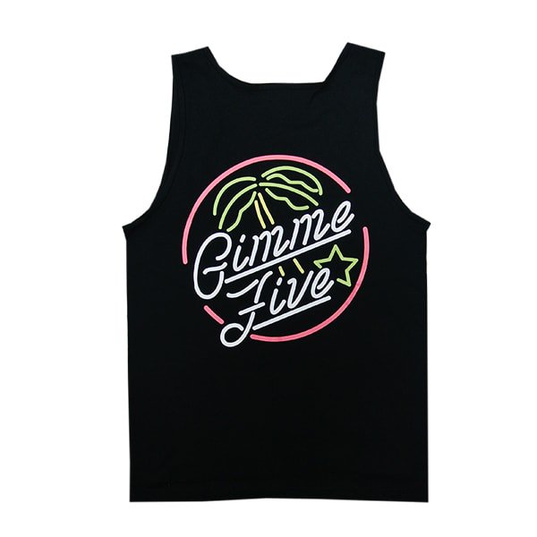 GIMME FIVE / ギミファイブ NEON LOGO TANK TOP - 大阪 / ギミファイブ