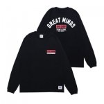 GIMME FIVE / ギミーファイブ GREAT MINDS L/S TEE（ BLK ）