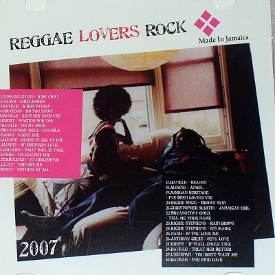 REGGAE LOVERS ROCK 2007 | REGGAE レゲエ CD MIX-CD 通販 - トレジャーボックスミュージック