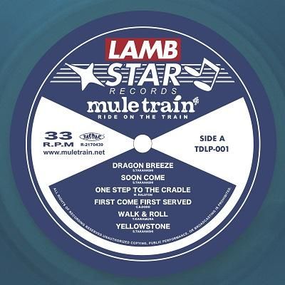 MuleTrainミュールトレイン「Ride On The Train」レコード □初回限定カラー盤 LP□ RIDE ON THE TRAIN / mule train