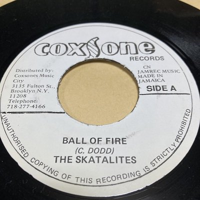 Rock_Steadyskatalites - Ball of Fire 7インチレコード - 洋楽
