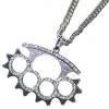 <img class='new_mark_img1' src='https://img.shop-pro.jp/img/new/icons59.gif' style='border:none;display:inline;margin:0px;padding:0px;width:auto;' />SILVER KNUCKLE PLATE NECKLACE