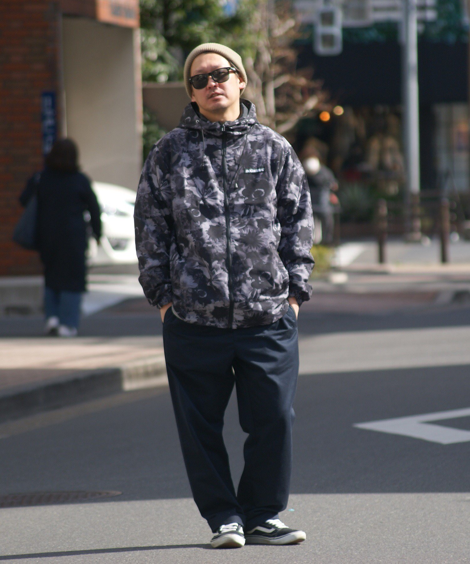 【30%OFF】Pattern Hood JKT - DOUBLE STEAL ONLINE SHOP