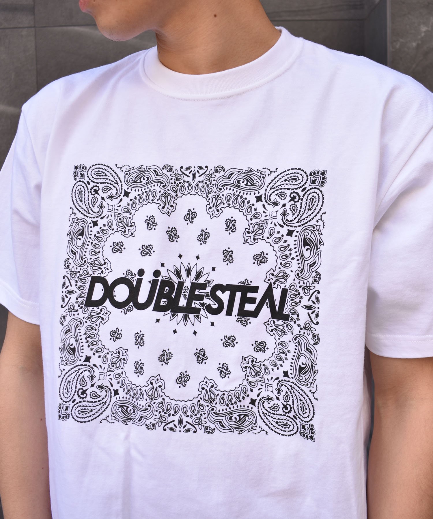 Big Paisley Heavy Tシャツ - DOUBLE STEAL ONLINE SHOP