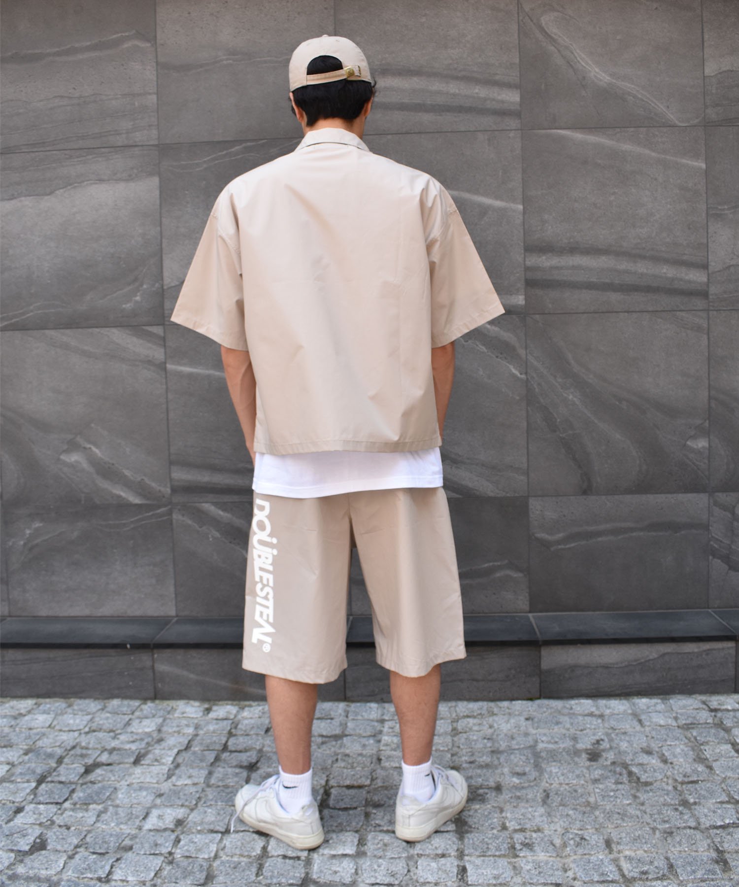 【50%OFF】Typewriter Wide shorts T/C half パンツ - DOUBLE STEAL ONLINE SHOP