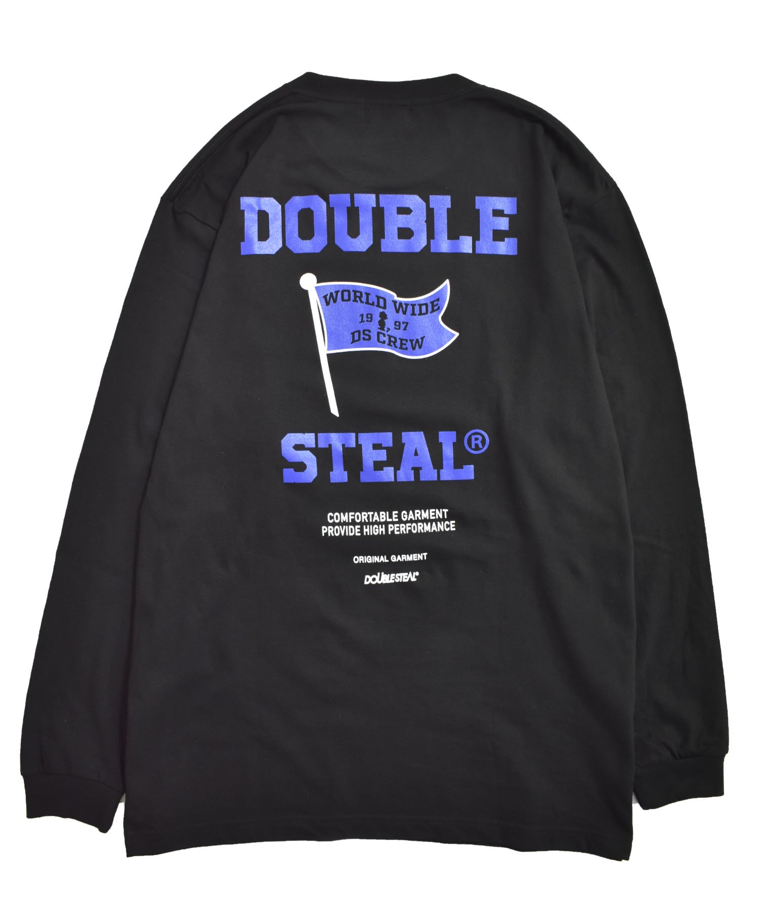 double steal drip arm オファー logo 長袖tシャツ