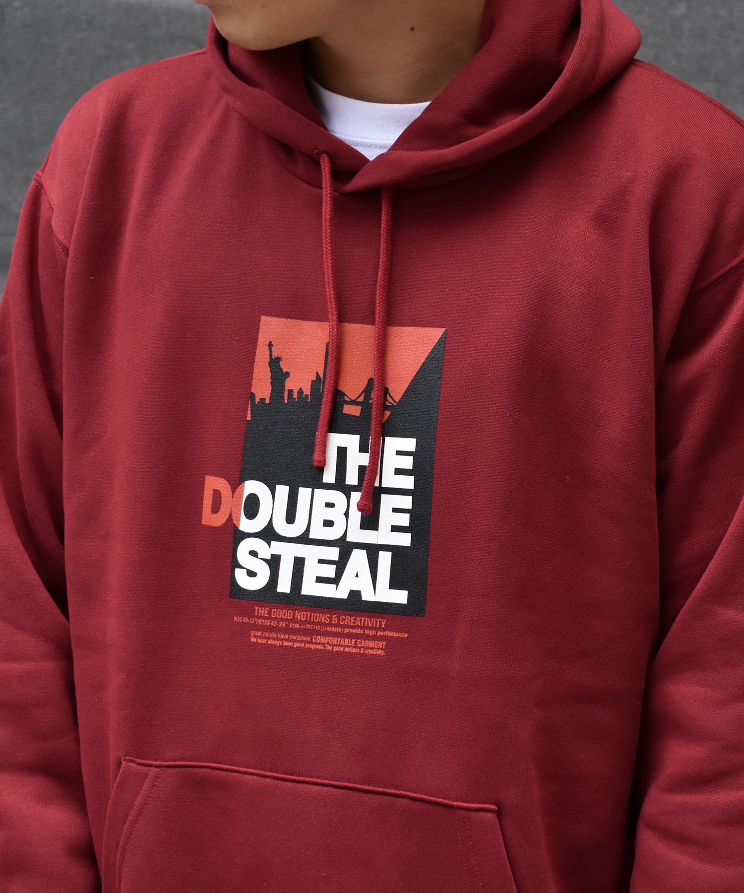 【50%OFF】NY City Logo 裏起毛パーカー - DOUBLE STEAL ONLINE SHOP