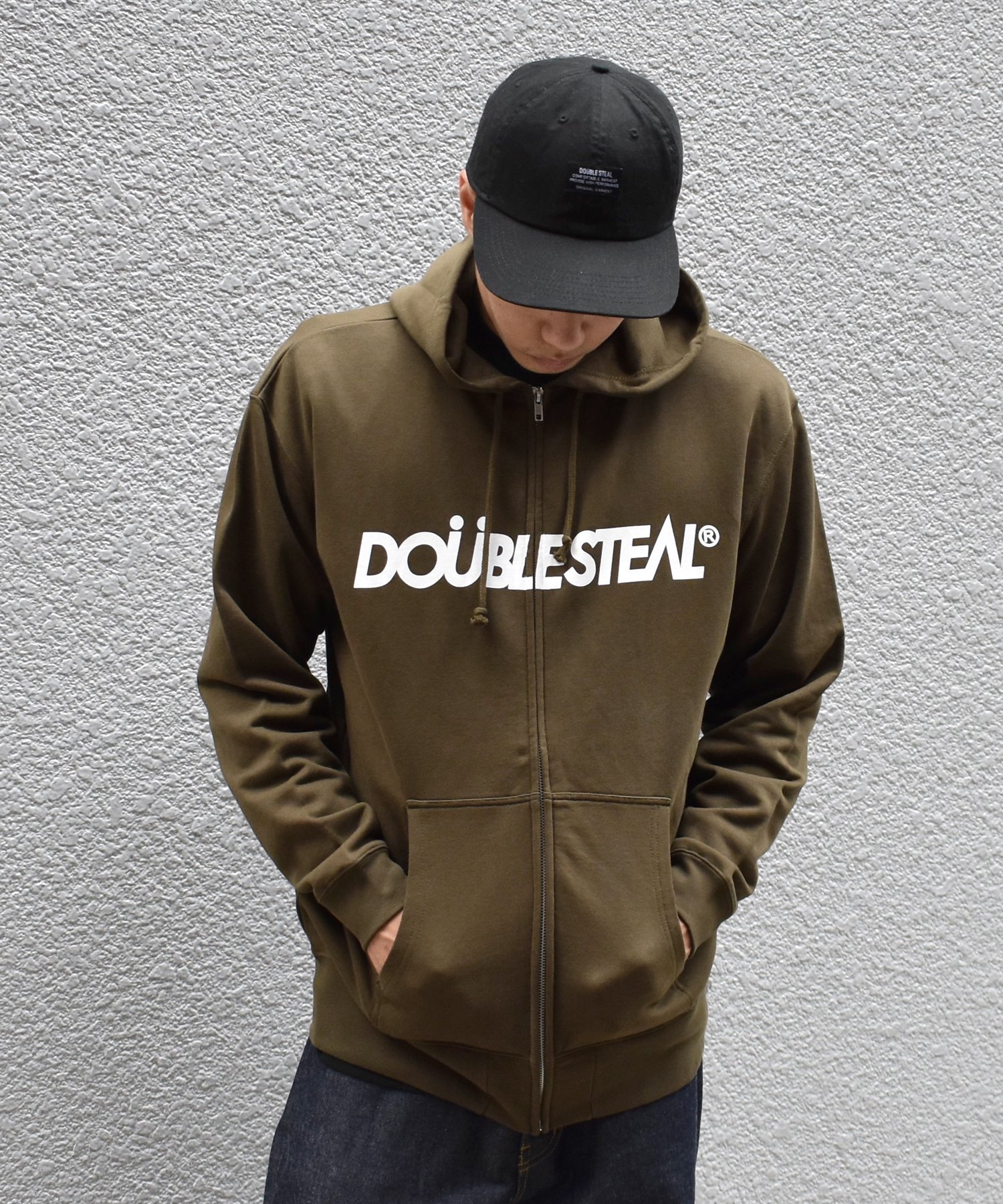 Basic Logo ZIPパーカー - DOUBLE STEAL ONLINE SHOP