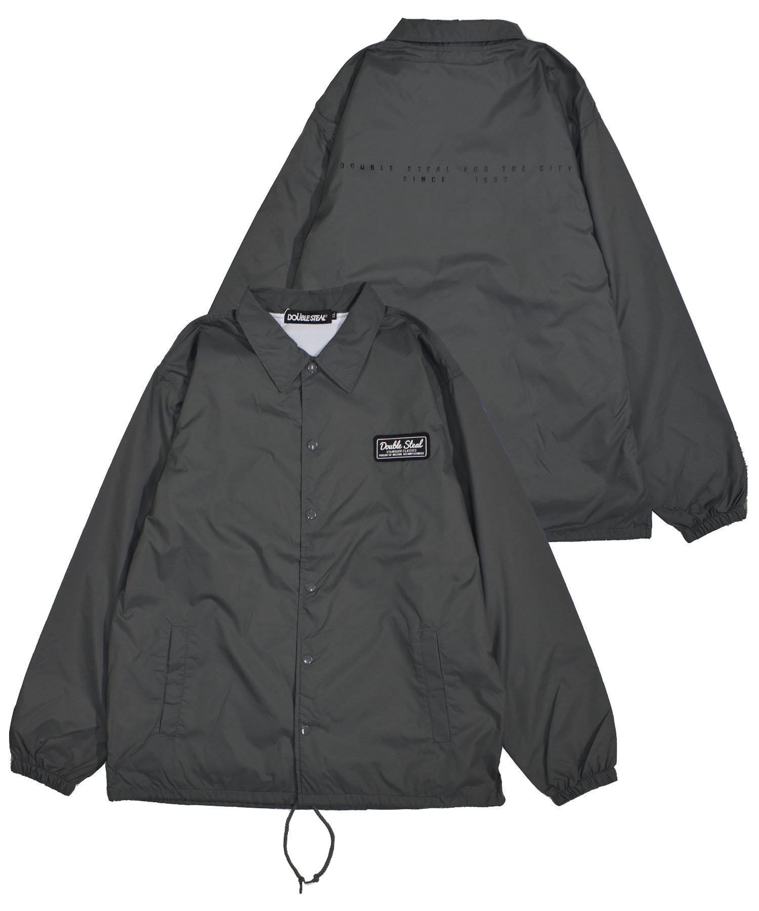 Square Patch Coache Jacket - DOUBLE STEAL ONLINE SHOP
