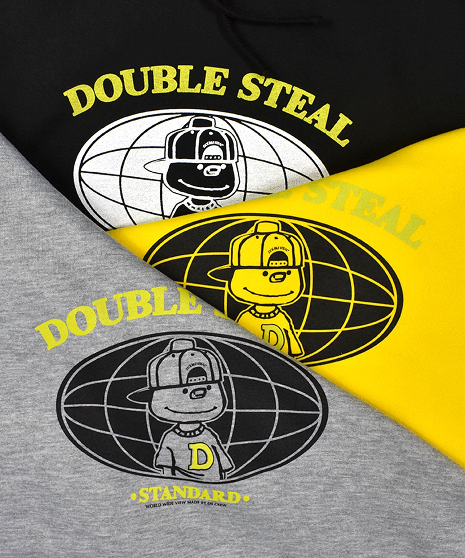 Global DOUBZ LOGO 裏起毛パーカー - DOUBLE STEAL ONLINE SHOP