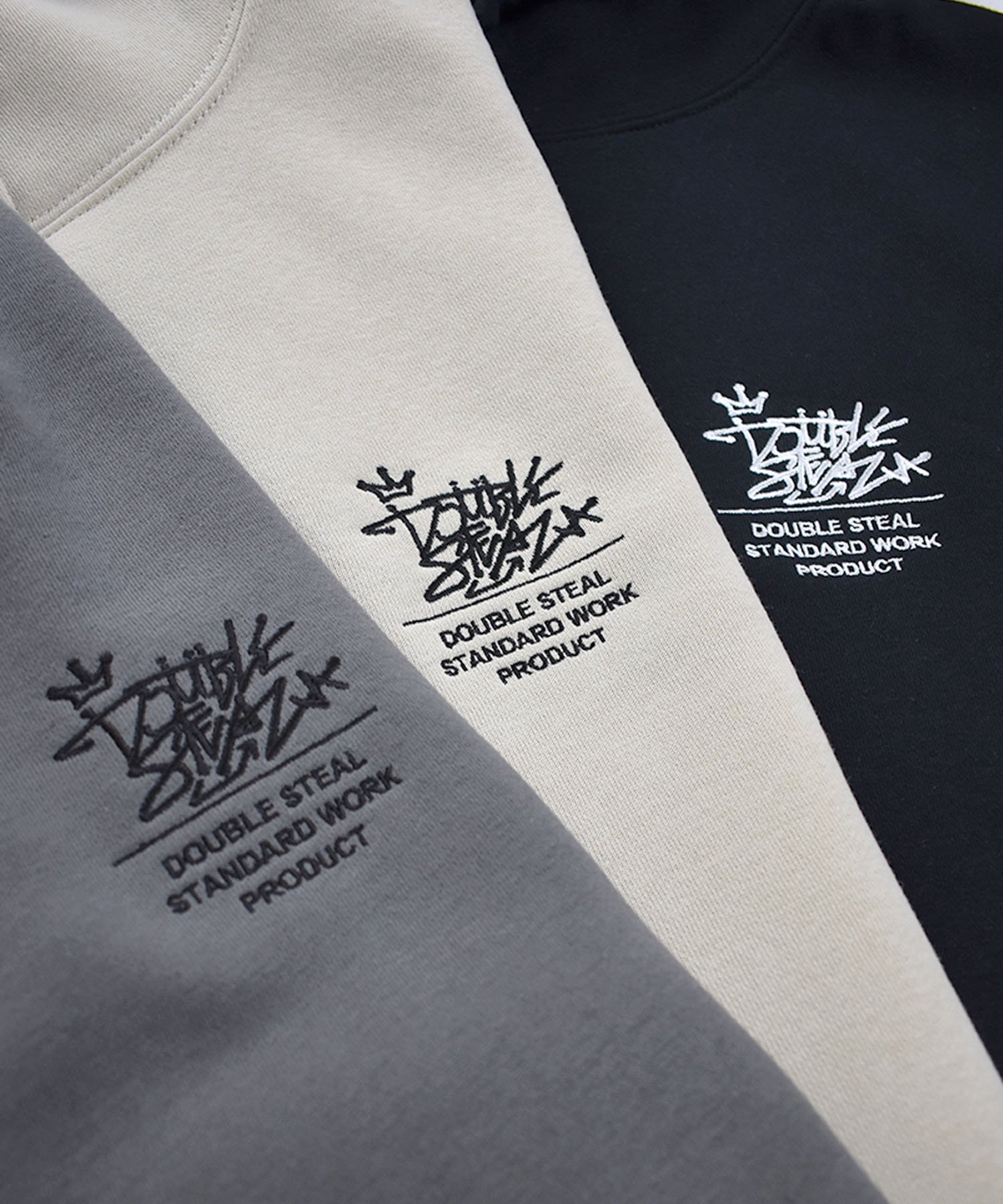 Tagging LOGO 裏起毛パーカー - DOUBLE STEAL ONLINE SHOP