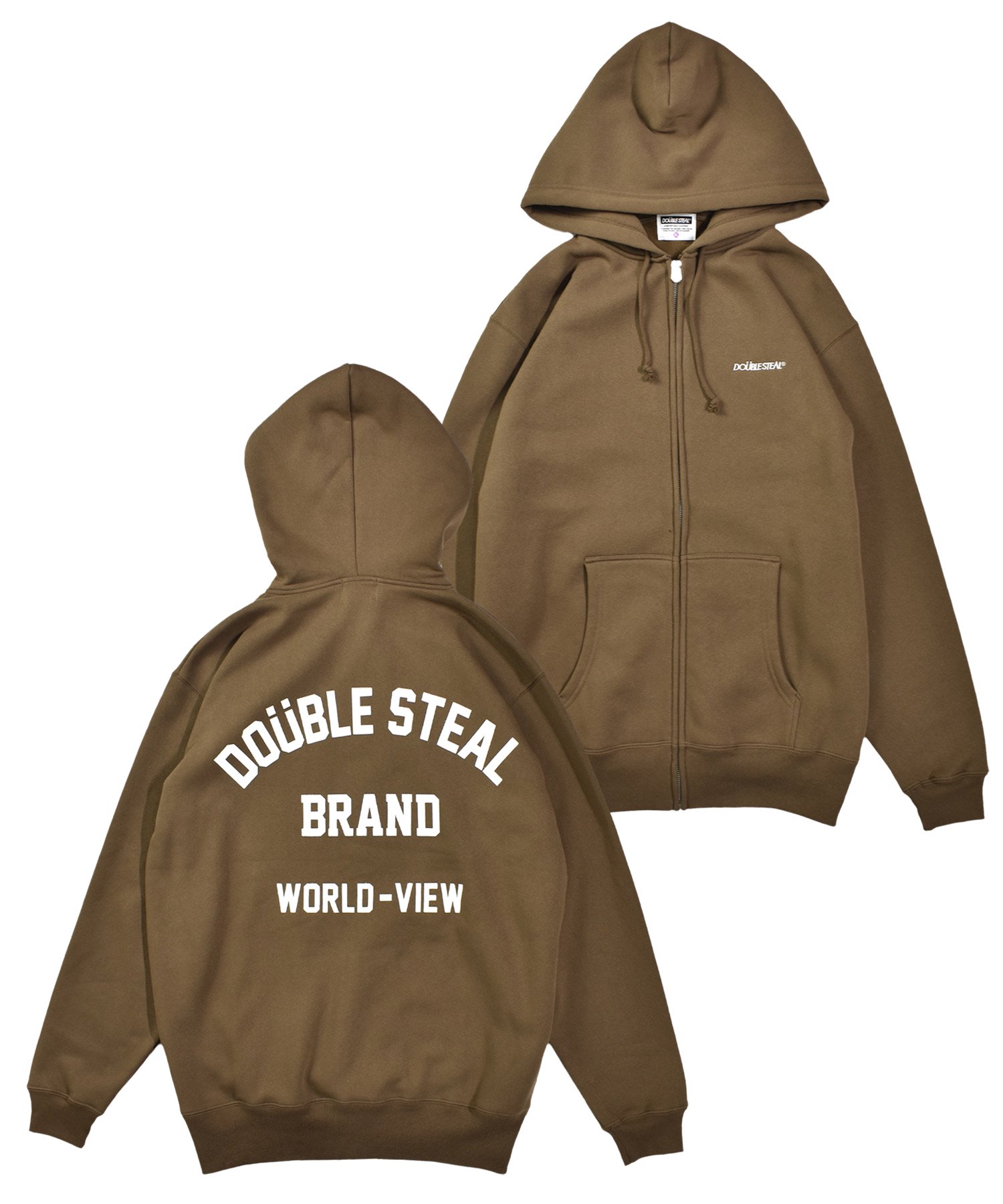 DS Brand ZIPパーカー - DOUBLE STEAL ONLINE SHOP