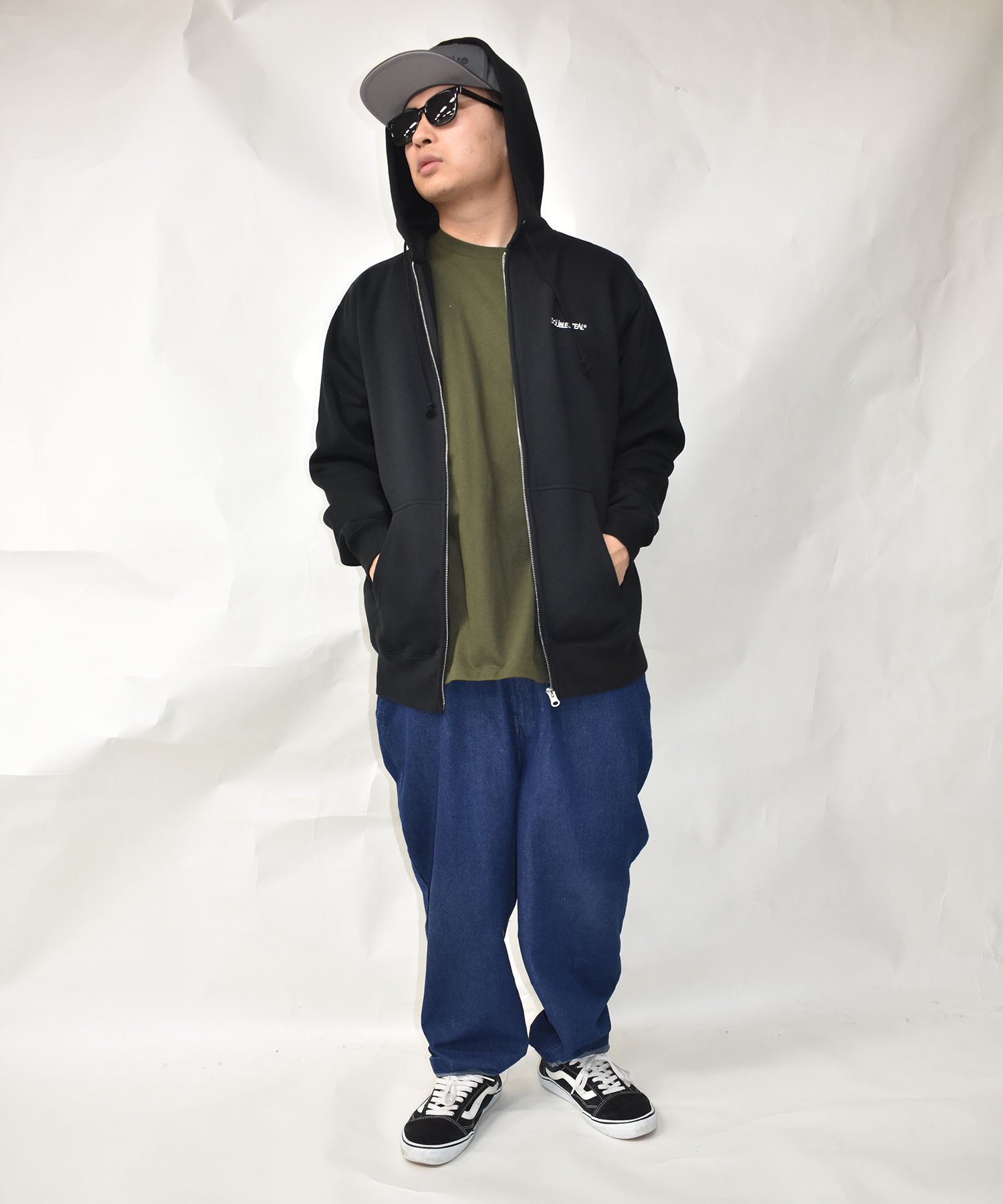 DS Brand ZIPパーカー - DOUBLE STEAL ONLINE SHOP